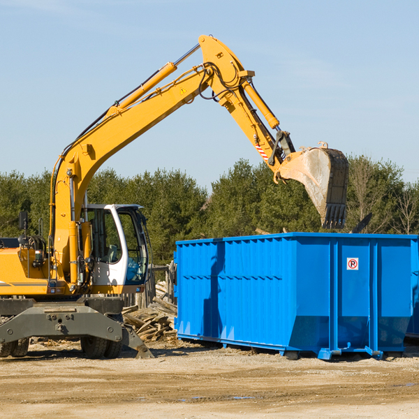 what are the rental fees for a residential dumpster in Canterwood